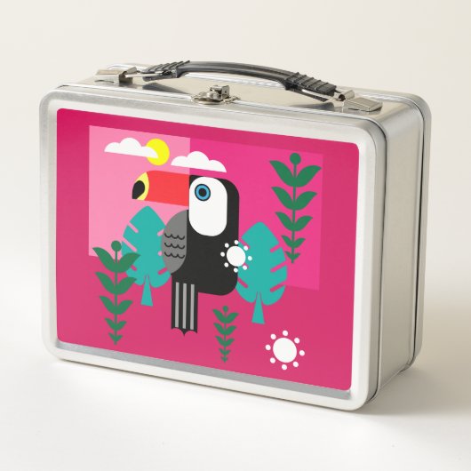 熱帯雨林トゥーカン メタルランチボックス (正面)