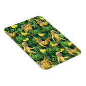 熱帯雨林バナナジャングルのギブボンアペ マグネット (右側)