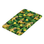 熱帯雨林バナナジャングルのギブボンアペ マグネット (左側)