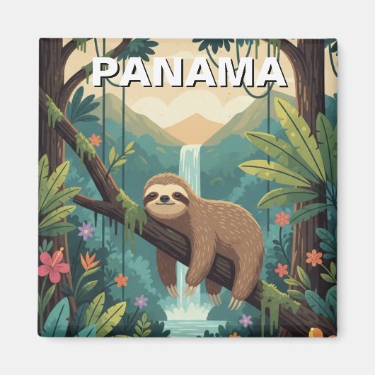 熱帯雨林パナマ マグネット (正面)