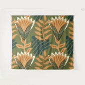 熱帯雨林フローラブロッサムデザイン タペストリー (正面(横))