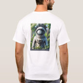 熱帯雨林宇宙飛行士 Tシャツ (裏面)