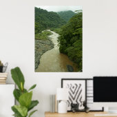 熱帯雨林川 ポスター (ホームオフィス)