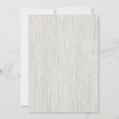 熱帯雨林猿の赤ちゃんシャワー 招待状 (裏面)