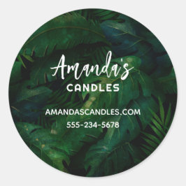 熱帯雨林緑葉事業 ラウンドシール