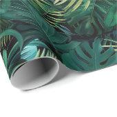 熱帯雨林葉の ラッピングペーパー (ロールコーナー)