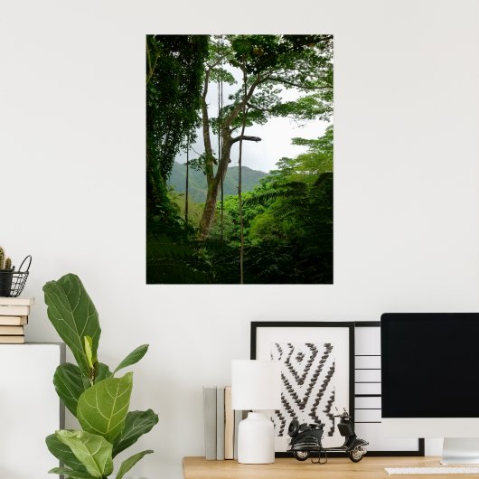 熱帯雨林 ポスター (ホームオフィス)