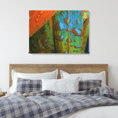 熱帯雨粒 キャンバスプリント (インサイチュ (寝室))