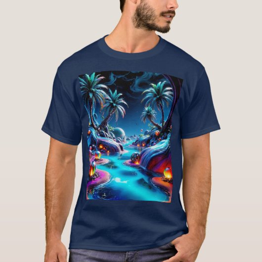 熱帯雨避けの夢 Tシャツ (正面)