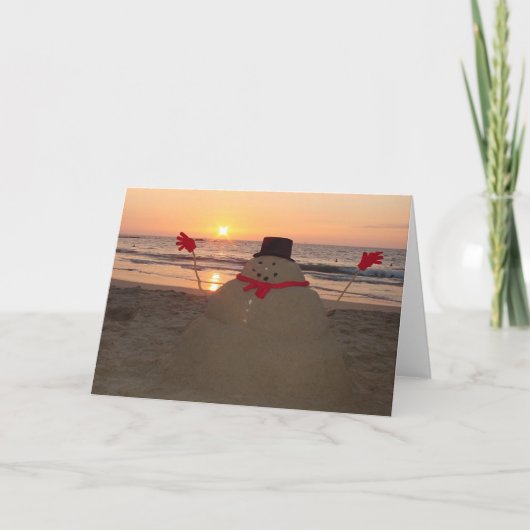 熱帯雪だるま シーズンカード (正面)