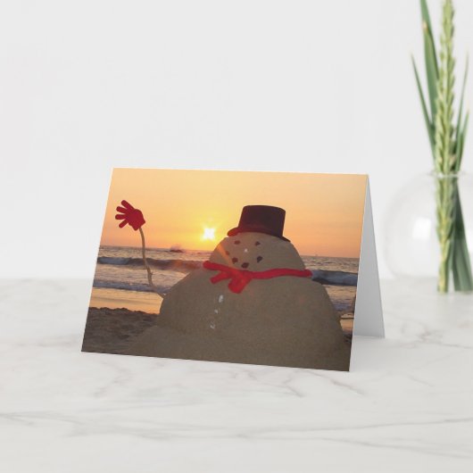 熱帯雪だるま シーズンカード (正面)