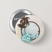 熱帯青い円 缶バッジ (正面&裏面)