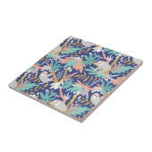 熱帯青い怠惰パターン タイル (側面)