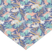 熱帯青い怠惰パターン テーブルクロス (アングル)