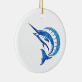 熱帯青いSailfish セラミックオーナメント (右)