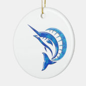 熱帯青いSailfish セラミックオーナメント (左)