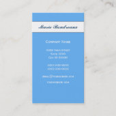 熱帯青の砂ドル 名刺 (正面)