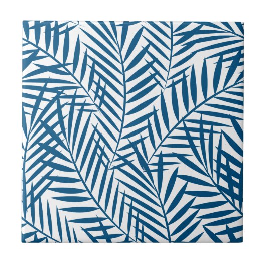 熱帯青椰子の葉 タイル (正面)