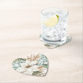 熱帯青白結婚花 ペーパーコースター (インサイチュ)