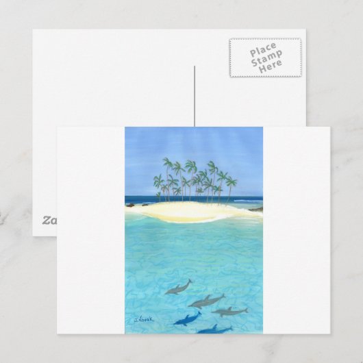熱帯静けさ ポストカード (正面/裏面)