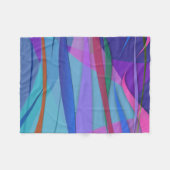 熱帯風 フリースブランケット (正面(横))