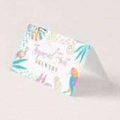 熱帯魅力的パーティー食品ラベル (正面)