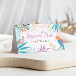 熱帯魅力的パーティー食品ラベル