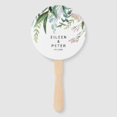 熱帯魅力的フローラと緑結婚園 ハンドファン (正面)