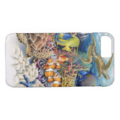 熱帯魚が付いている珊瑚水 Case-Mate iPhoneケース (裏面(横))