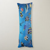 熱帯魚が海底を泳ぐ ボディピロー (裏面 (縦))