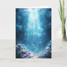 熱帯魚が生息するサンライトコーラルワンダーランド カード