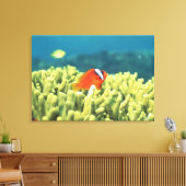 熱帯魚が群がるサンゴ礁 キャンバスプリント (インサイチュ (リビング))