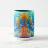 熱帯魚で水中に マグカップ (中央)