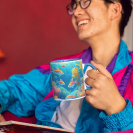 熱帯魚で水中に マグカップ