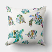 熱帯魚とウミガメ子供部屋 クッション (正面)