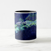 熱帯魚とカラフルサンゴ礁マグカップパパ マグカップ (中央)