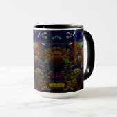 熱帯魚とカラフルサンゴ礁マグカップパパ マグカップ (正面右)