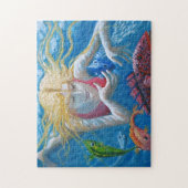 熱帯魚と一緒に泳ぐ ジグソーパズル (縦)