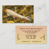 熱帯魚と水族館用品 名刺 (正面/裏面)