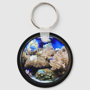 熱帯魚と珊瑚 キーホルダー