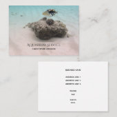 熱帯魚のアクアリウムサービス維持 名刺 (正面/裏面)