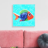 熱帯魚のキャンバス印刷 キャンバスプリント (インサイチュ (リビング))