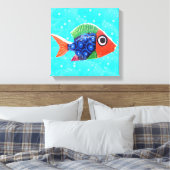 熱帯魚のキャンバス印刷 キャンバスプリント (インサイチュ (寝室))