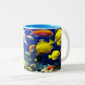 熱帯魚のコーヒー・マグ ツートーンマグカップ (正面右)