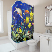熱帯魚のシャワー・カーテン シャワーカーテン (インサイチュ)