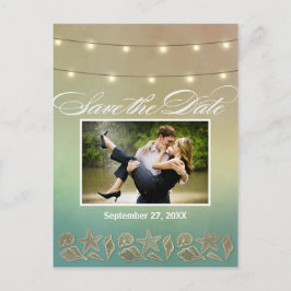 熱帯魚のシーシェル日付ポストカードを保存 案内ポストカード