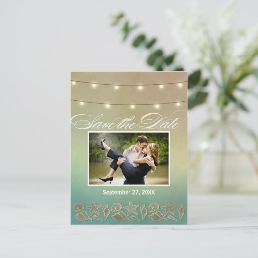 熱帯魚のシーシェル日付ポストカードを保存 案内ポストカード (スタンド正面)