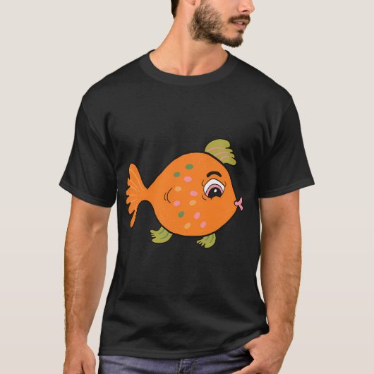熱帯魚のスプリッシュ Tシャツ (正面)