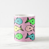 熱帯魚のデザインコーヒーマグ コーヒーマグカップ (中央)
