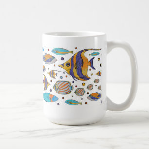 熱帯魚のマグ コーヒーマグカップ